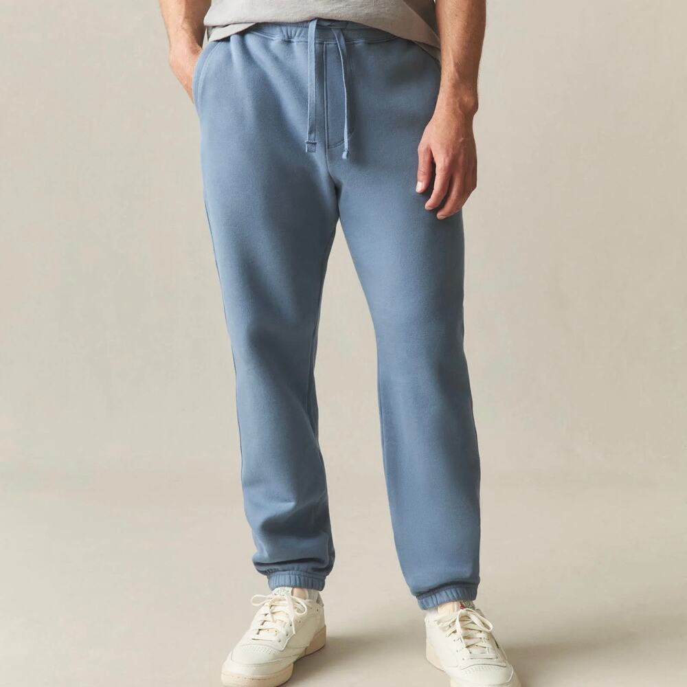 American Giant Sweatpant Men's Medium Bluefin Joggers 100% Cotton USA Made
